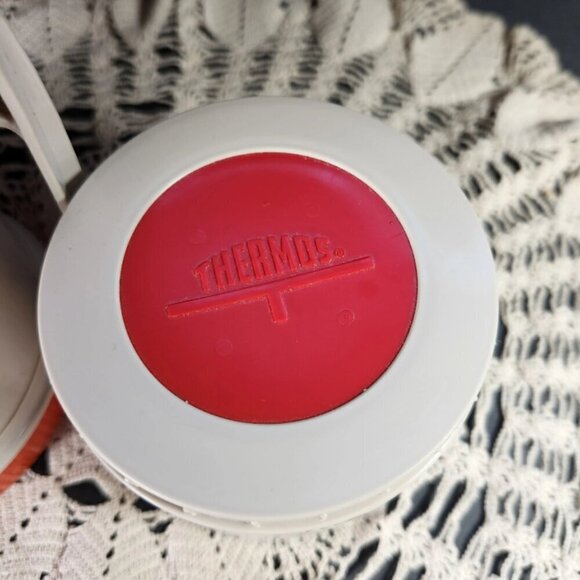 Thermos Lot of 2 Model 6002 10 oz & Food Container Insulated Jar Vintage - Picture 3 of 10